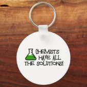 Porte-clés Les Chimistes Ont Toutes Les Solutions (Recto)