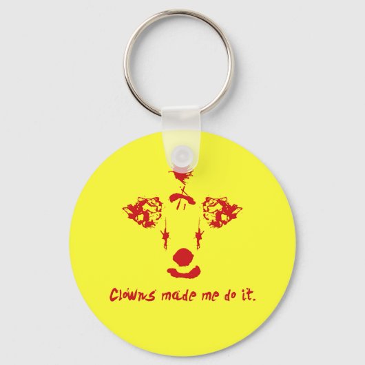 Porte-clés Les Clowns M'Ont Fait Le Faire (Recto)