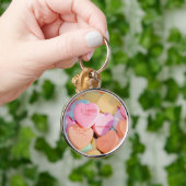 PORTE-CLÉS LES COEURS DE LA BOUGIE DE VALENTINE (Main)