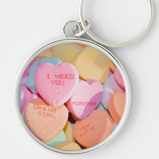 PORTE-CLÉS LES COEURS DE LA BOUGIE DE VALENTINE (Devant)