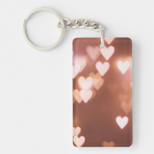 PORTE-CLÉS LES COEURS DU JOUR DE ROSE VALENTINE