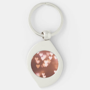 PORTE-CLÉS LES COEURS DU JOUR DE ROSE VALENTINE