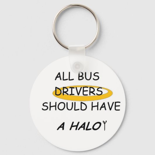 Porte-clés Les Conducteurs De Bus Scolaires Devraient Avoir U (Recto)