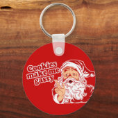 Porte-clés Les cookies font Père Noël Gassy (Recto)