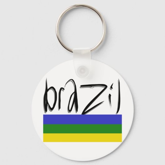 Porte-clés Les couleurs du Brésil ! (Recto)