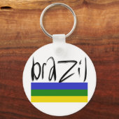 Porte-clés Les couleurs du Brésil ! (Recto)