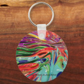 Porte-clés Les Couleurs Parlent Plus Haut Que Les Mots Candy  (Recto)