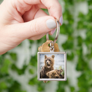 Porte-clés Les Cubs Grizzly À La Recherche De Leur Maman
