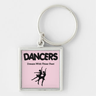 Porte-clés Les danseurs de ballet rêvent avec leurs pieds