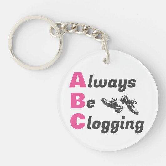 Porte-clés Les Danseurs De Clog Clogging (Devant)