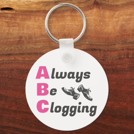Porte-clés Les Danseurs De Clog Clogging (Recto)
