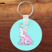 Porte-clés Les Danseurs de valse Design graphique (Recto)