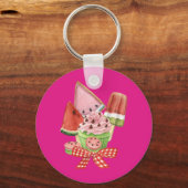 Porte-clés Les délices estivales (Recto)