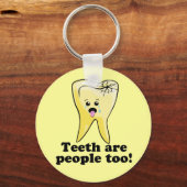 Porte-clés Les Dents Sont Aussi Des Gens ! (Recto)