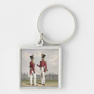 Porte-clés Les dirigeants de champ des marines royales,