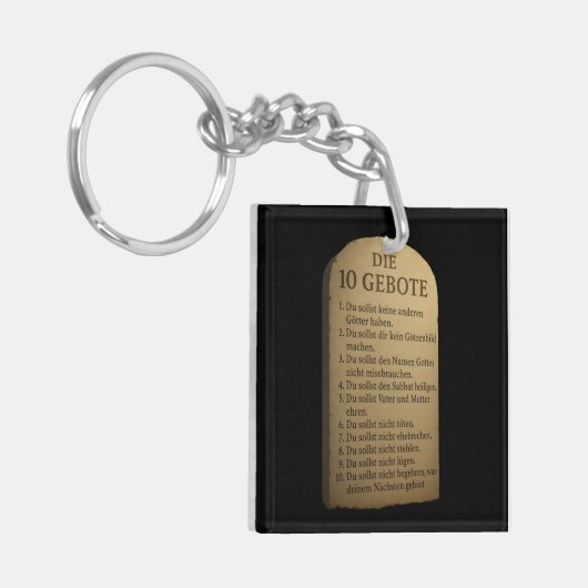 Porte-clés "Les Dix Commandements (Devant gauche)