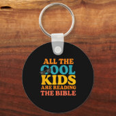 Porte-clés Les enfants cool lisent la Bible (Recto)