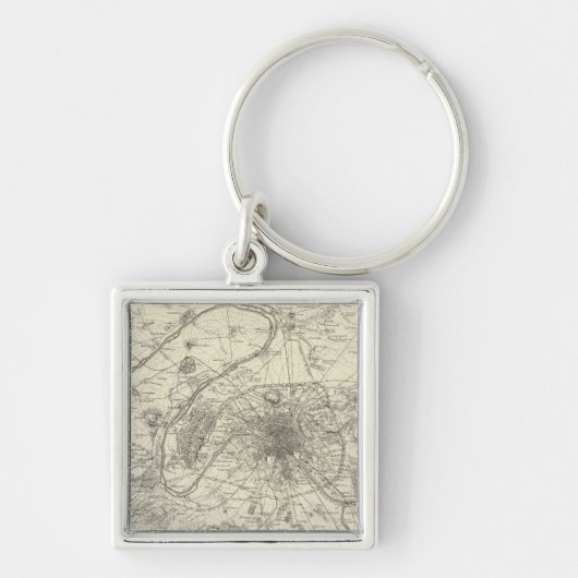 Porte-clés Les Environs De Paris (Devant)