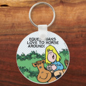 Porte-clés Les Équestres Aiment... (Recto)
