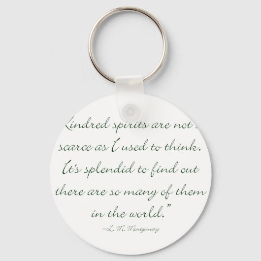 Porte-clés Les Esprits Gentils Ne Sont Pas Éminents (Recto)