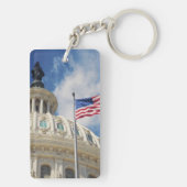 Porte-clés Les Etats-Unis, Colombie, Washington DC, bâtiment (Dos)