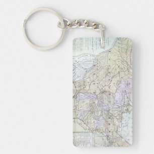 Porte-clés Les ETATS-UNIS TRACENT, c1812