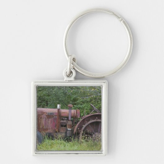 Porte-clés Les Etats-Unis, Vermont, MANCHESTER : Tracteur (Devant)