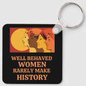 Porte-clés Les femmes bien élevées ne font pas l'histoire (Dos)