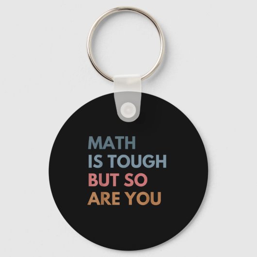 Porte-clés Les femmes maths c'est dur mais vous aussi prof de (Recto)