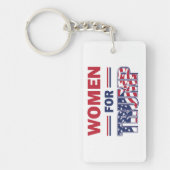 Porte-clés Les femmes pour Trump (Devant)