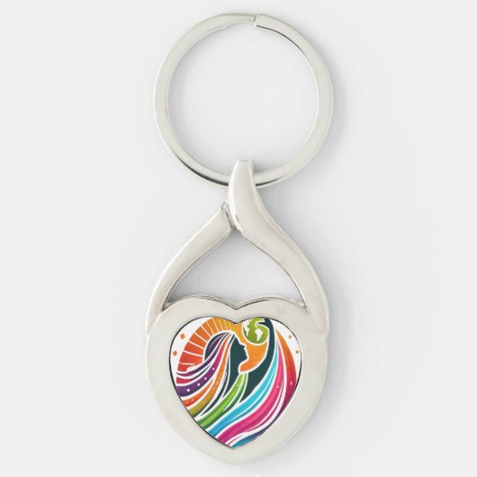 Porte-clés Les femmes se lèvent du coeur (Devant)