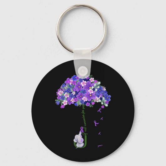 Porte-clés Les Femmes Se Souviendront De Vous Eléphant Violet (Recto)