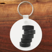 Porte-clés Les fesses de hockey sur glace... (Recto)