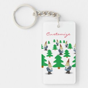 Porte-clés Les fêtes d'hiver Les arbres de Noël Thunder_Cove