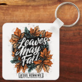 Porte-clés Les feuilles peuvent tomber... (Verso)