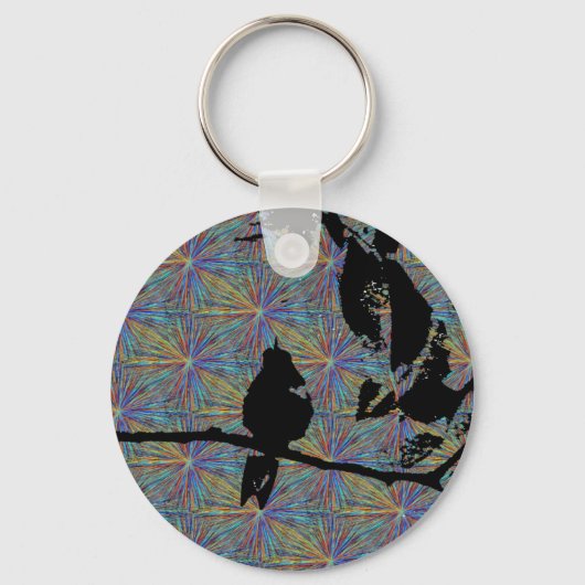 Porte-clés Les feux d'artifice des colibris (Recto)