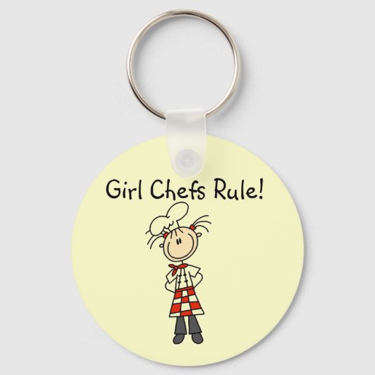 Porte-clés Les filles chefs règnent (Recto)