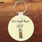 Porte-clés Les filles chefs règnent (Recto)