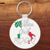 Porte-clés Les filles italiennes Rock ! (Recto)