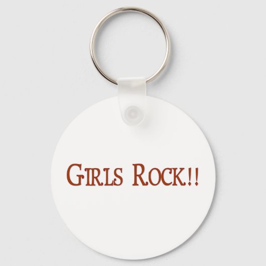 Porte-clés Les filles Rock ! (Recto)