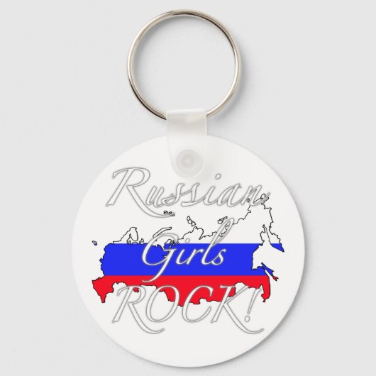 Porte-clés Les filles russes Rock ! (Recto)