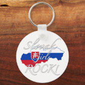 Porte-clés Les filles slovaques Rock ! (Recto)