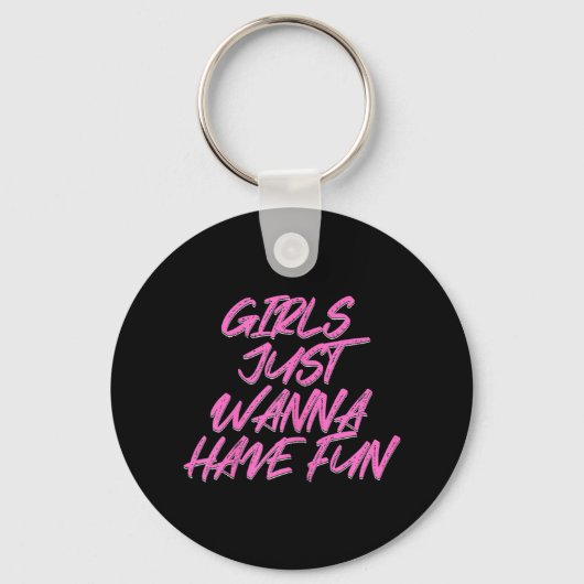 Porte-clés Les Filles Veux Juste S'Amuser (Recto)