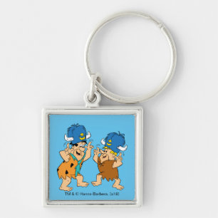 Porte-clés Les Flintstones Fred et Buffalo d'eau de prise