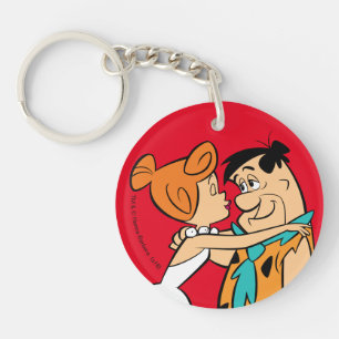 Porte-clés Les Flintstones   Wilma embrassant Fred