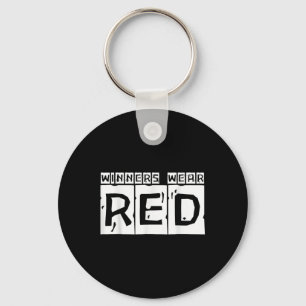 Porte-clés Les gagnants portent Red Spirit Wear Team Jeu Coul