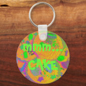 Porte-clés Les gâteaux orange... PORTE - CLÉ CAKE (Recto)