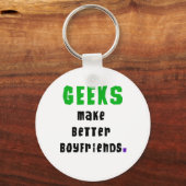 Porte-clés Les geeks font de meilleurs amis (Recto)