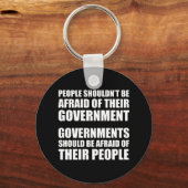Porte-clés Les gens ne devraient pas avoir peur de leur gouve (Recto)