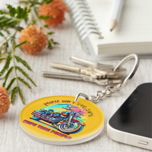 Porte-clés Les gens ne prennent pas de voyage : Vélo de style